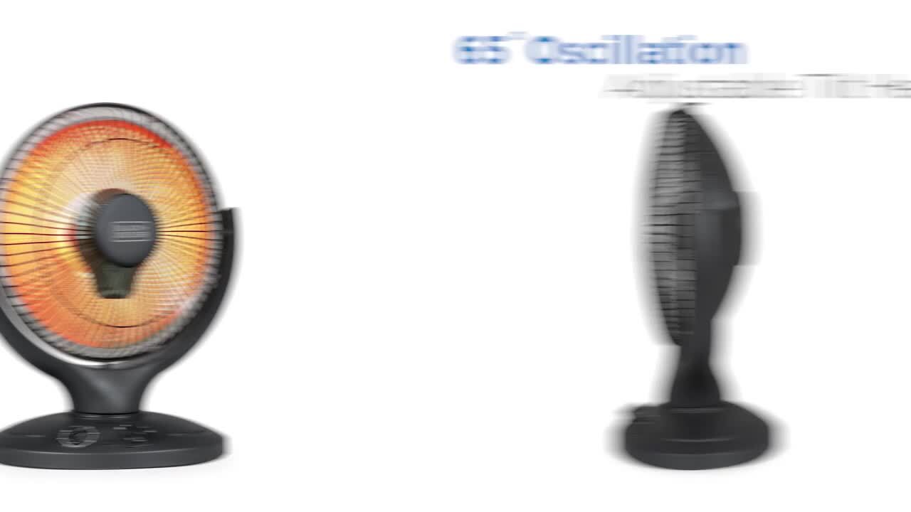BLACK+DECKER 800-Watt Radiant Dish Heater BHRO608 - The Home