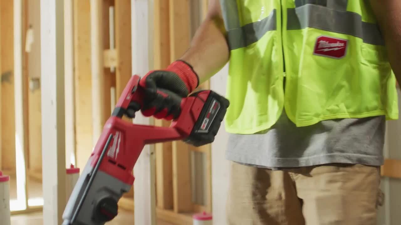 Milwaukee M18 18V Lithium-Ion Brushless Cordless 1 in. SDS-Plus D-Handle  Rotary Hammer (Tool-Only) 2613-20 - The Home Depot