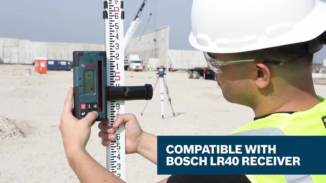 Bosch 1,000 ft. Red and Green-Beam Rotary Laser Level Receiver LR20 - The  Home Depot
