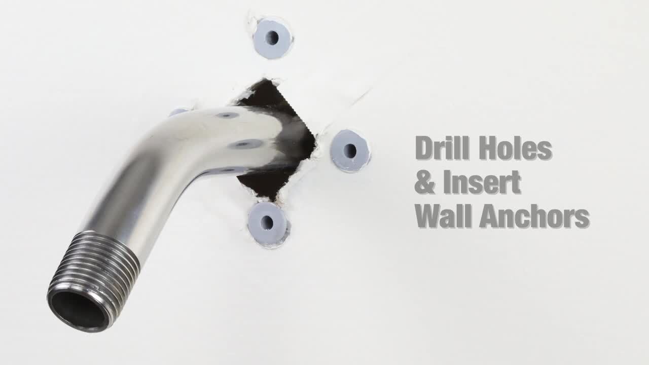 Danco 3-in Chrome Bathtub/Shower Arm Mount