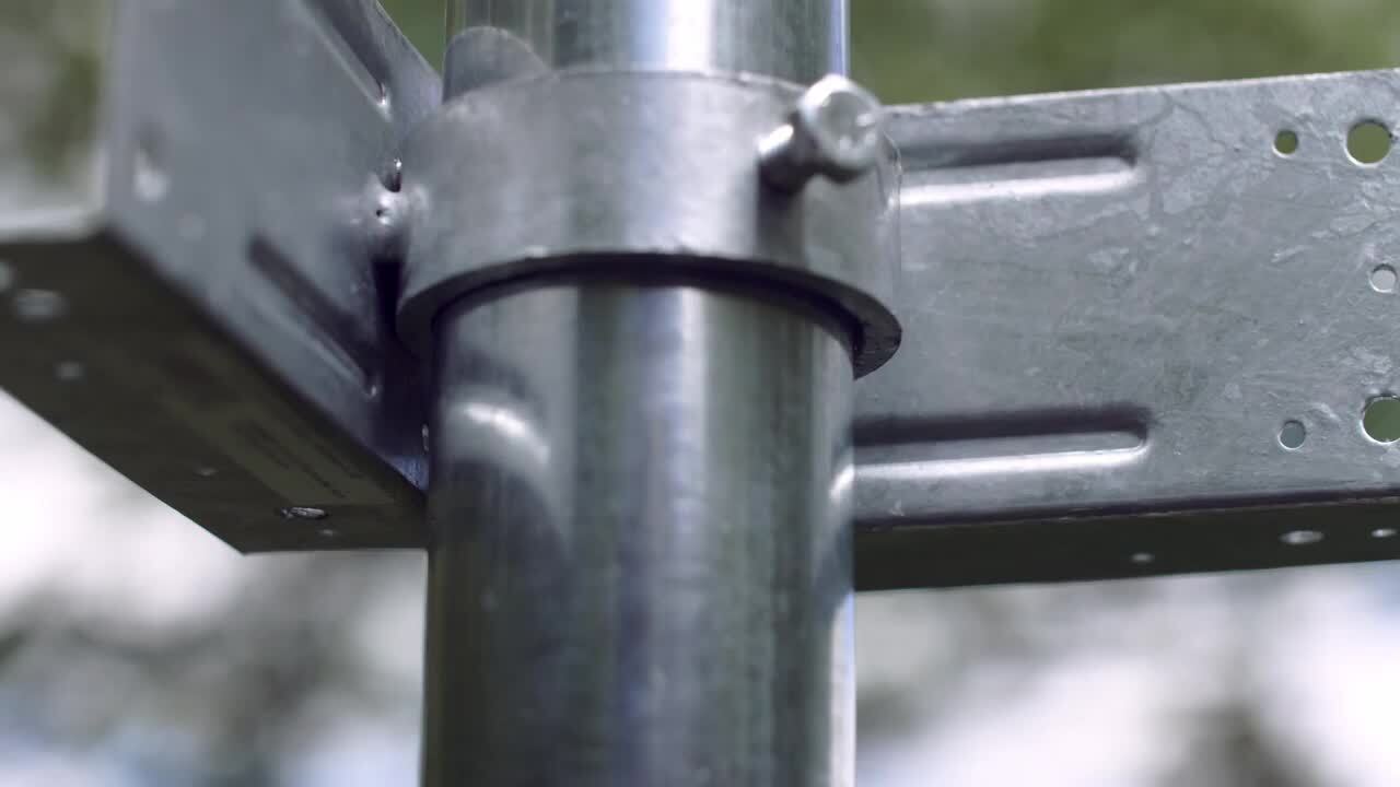 YARDGARD SpeedyTie Chain Link Fence Top Rail Galvanized Steel Tie Wires 1-3/8