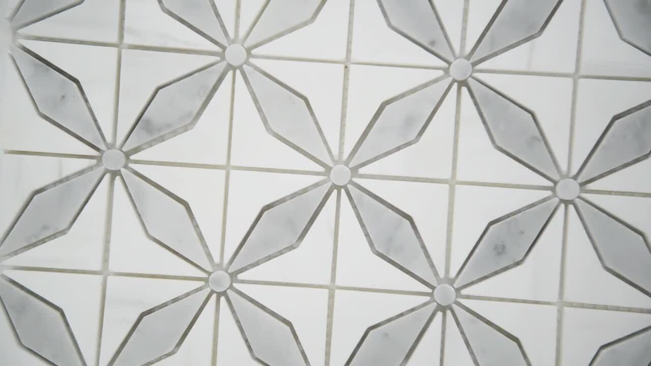 ARTISTRY IN MOSAICS SIGNATURE SERIES BRIGHT WHITE 1X1 GLASS