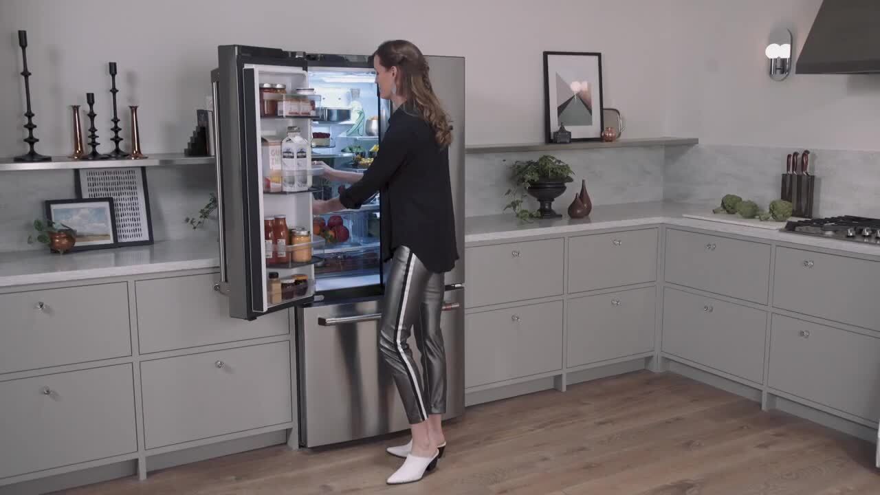 Café french store door refrigerator