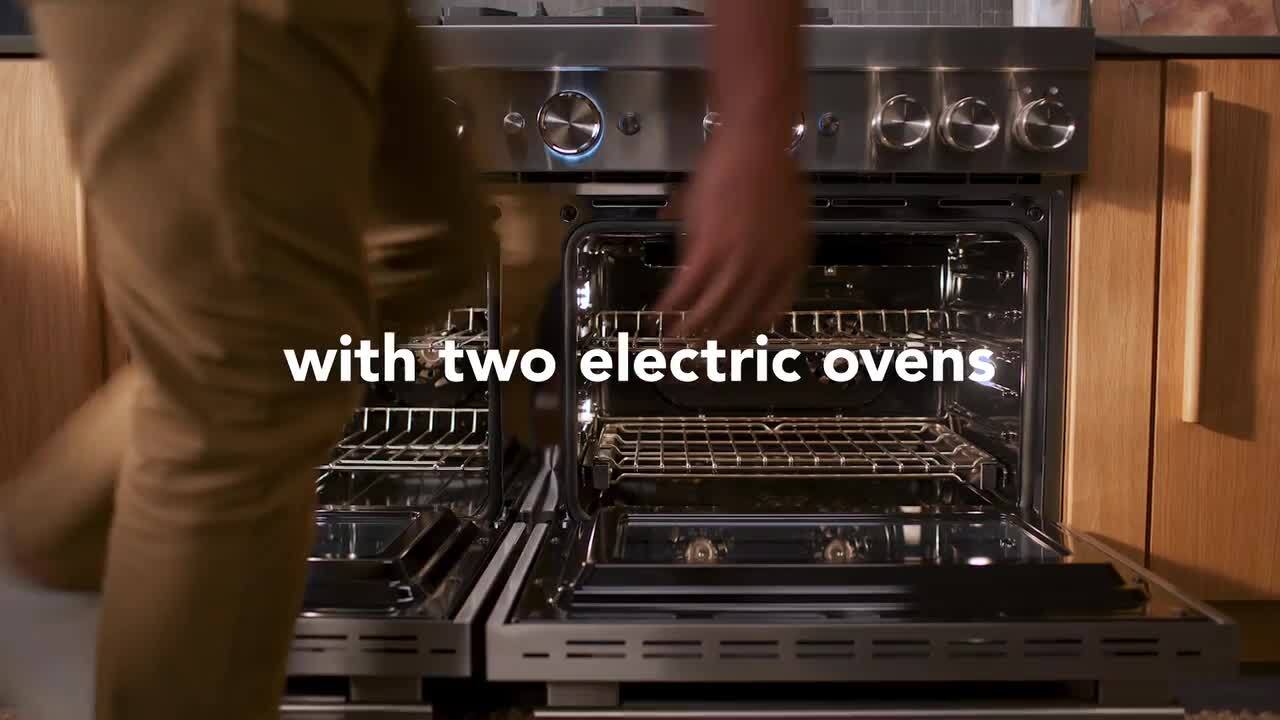 KitchenAid 48 in. 6 Burners Freestanding Double Oven Dual Fuel