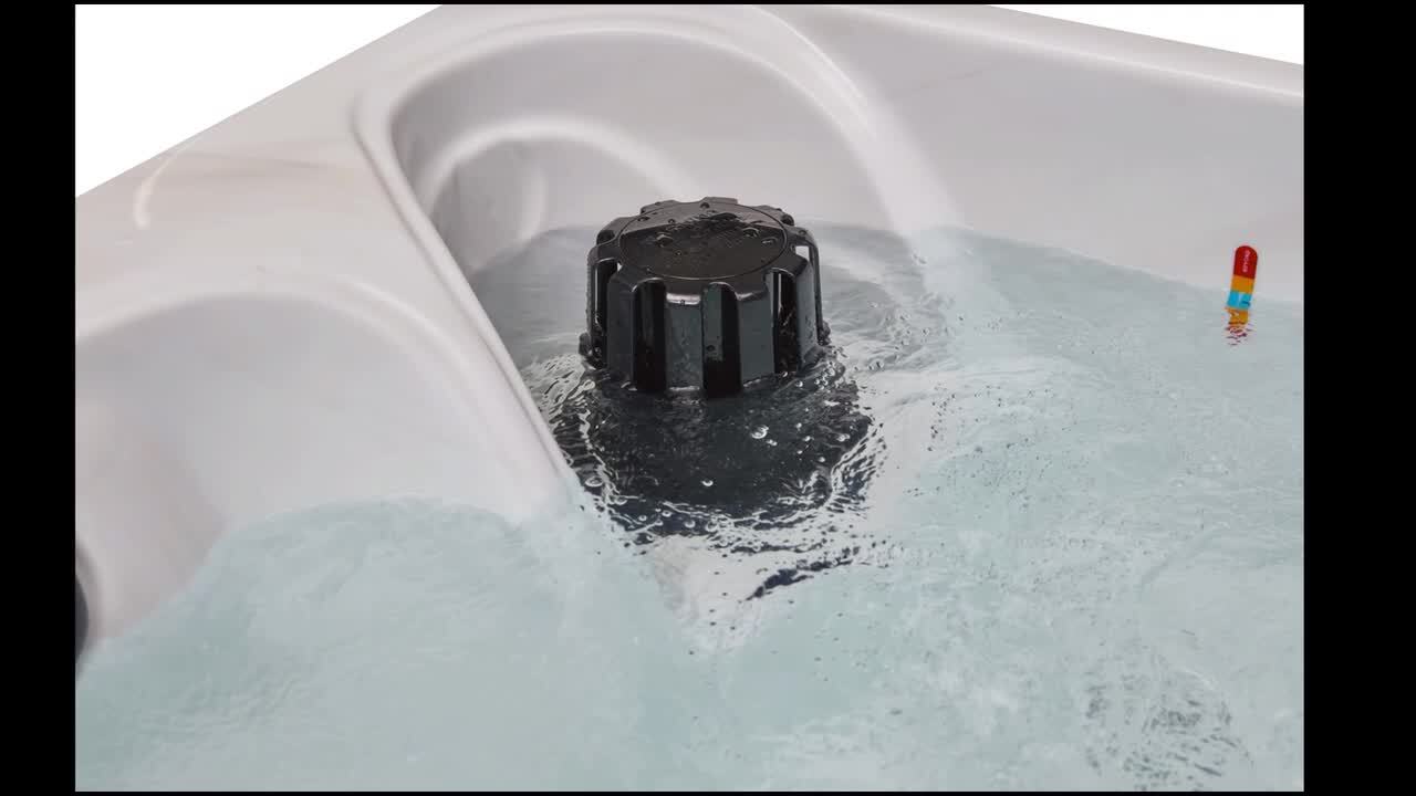 Luxury Spas Cashmere 2-Person 15 Jet Lounger Hot Tub WS790PG - The