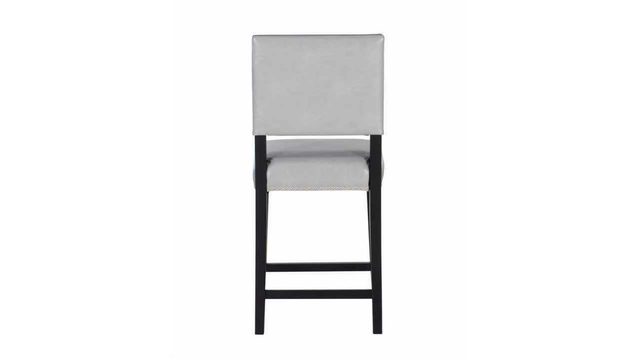 Linon monaco gray on sale counter stool