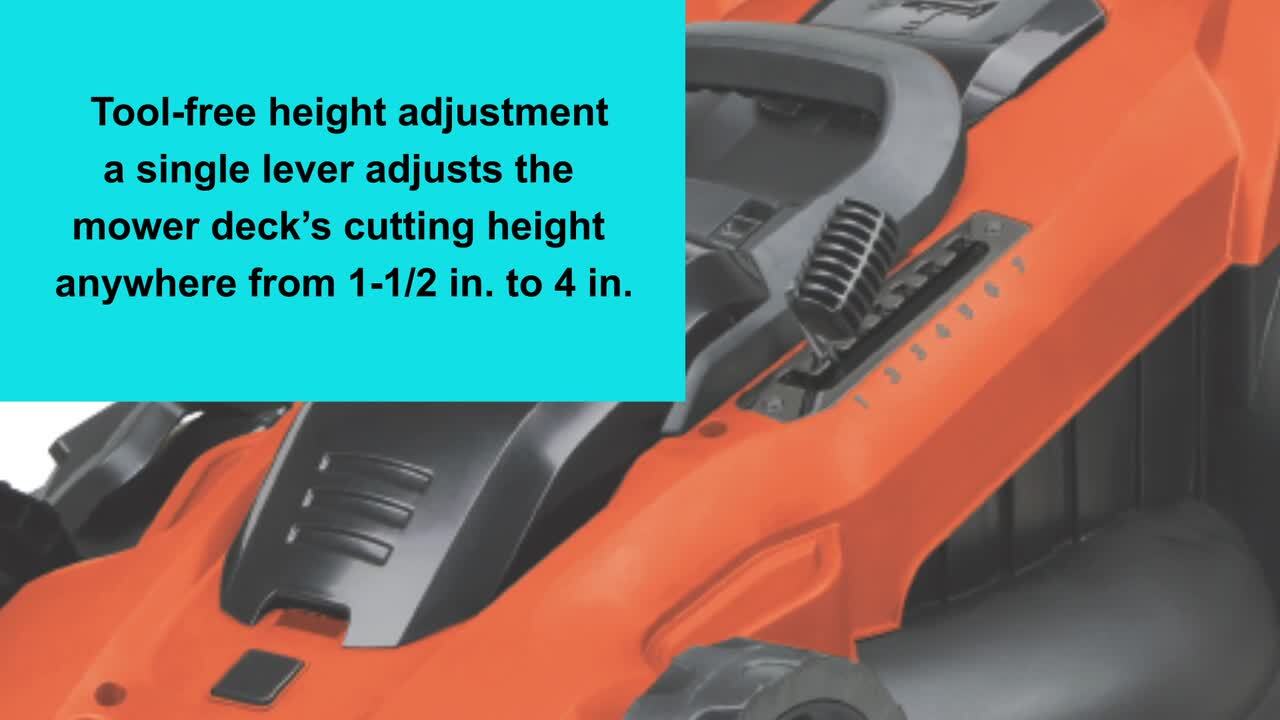 BLACK+DECKER 40V MAX 20 in. Battery Powered Walk Behind Push Lawn Mower and 2-in-1 String Trimmer/Edger with (2) 2Ah Batteries