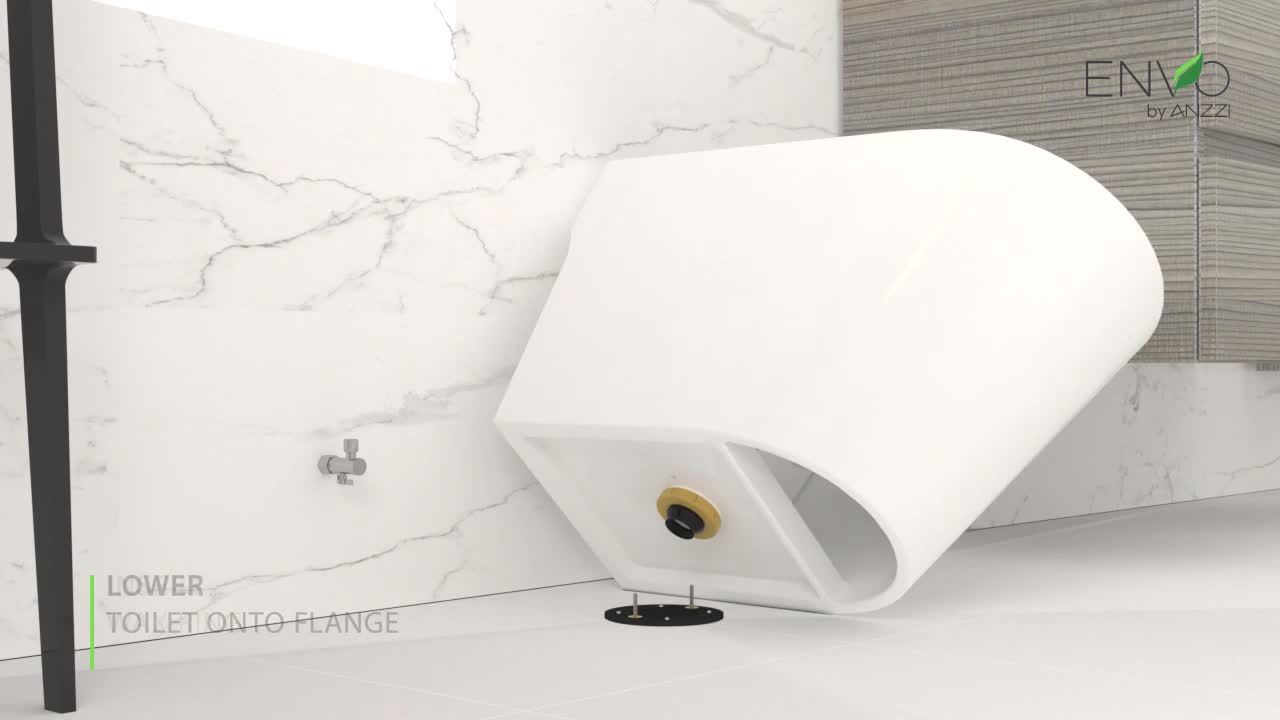 Streamline LT-462 Tankless Elongated Smart Bidet Toilet 1.28 GPF - White
