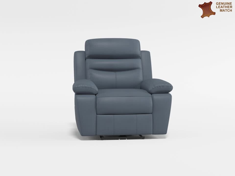 Homelegance Hancock Power Reclining Chair in Black