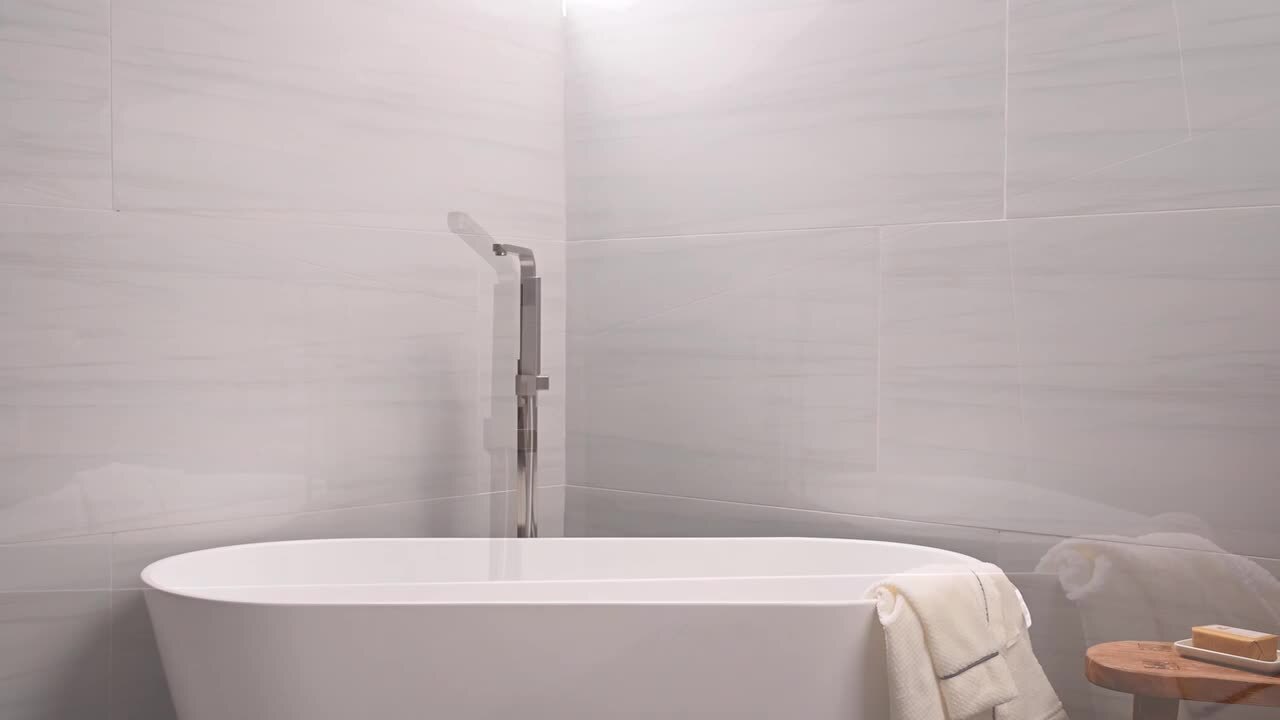 Ader Tegal 24 in. x 48 in. Polished Porcelain Floor and Wall Tile (16 sq. ft./Case) Ader Tegal 24 in. x 48 in. Polished Porcelain Floor and Wall Tile (16 sq. ft./Case)