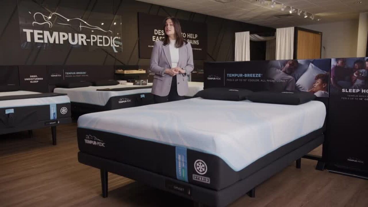 TEMPUR-PEDIC Luxe Breeze 2.0 King Firm 13 in. Mattress 10244261