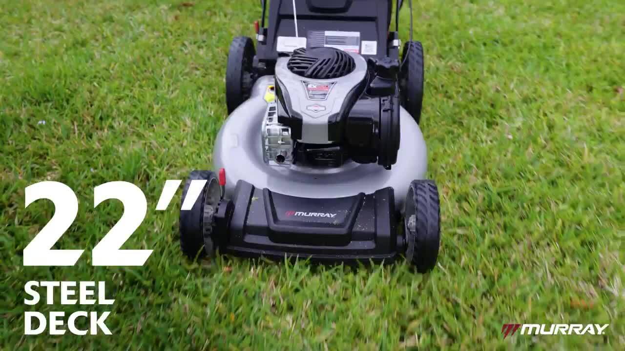 Murray 21 in. 140 cc Briggs and Stratton Walk Behind Gas Push Lawn