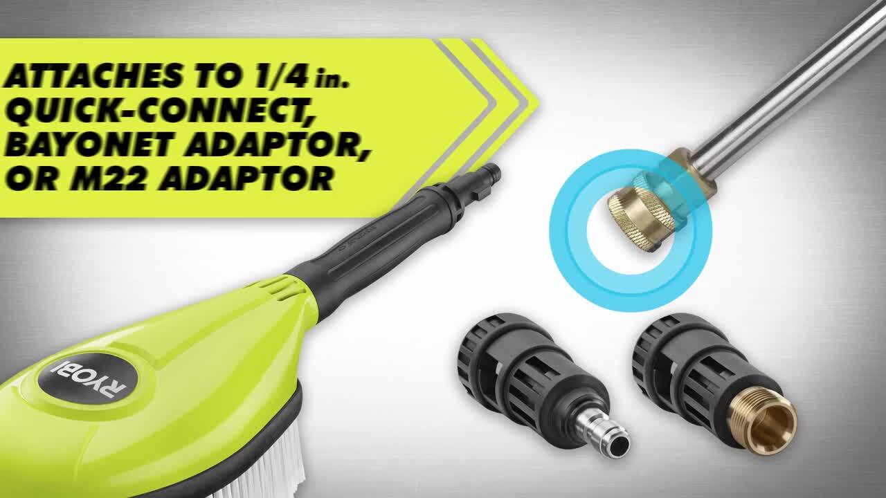RYOBI Rotating Wash Brush/Brush Kit 