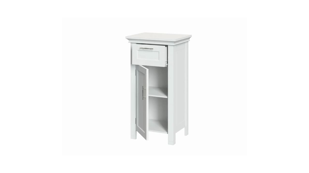 20 in. W x 12 in. D x 30 in. H Bathroom Vanity Cabinet Linen Cabinet with Three Drawers in White 20 in. W x 12 in. D x 30 in. H Bathroom Vanity Cabinet Linen Cabinet with Three Drawers in White