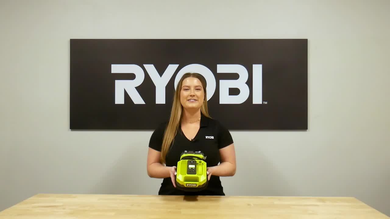 RYOBI ONE+ 18V Cordless Dual Function Inflator/Deflator with Cordless LED Light (Tools Only)
