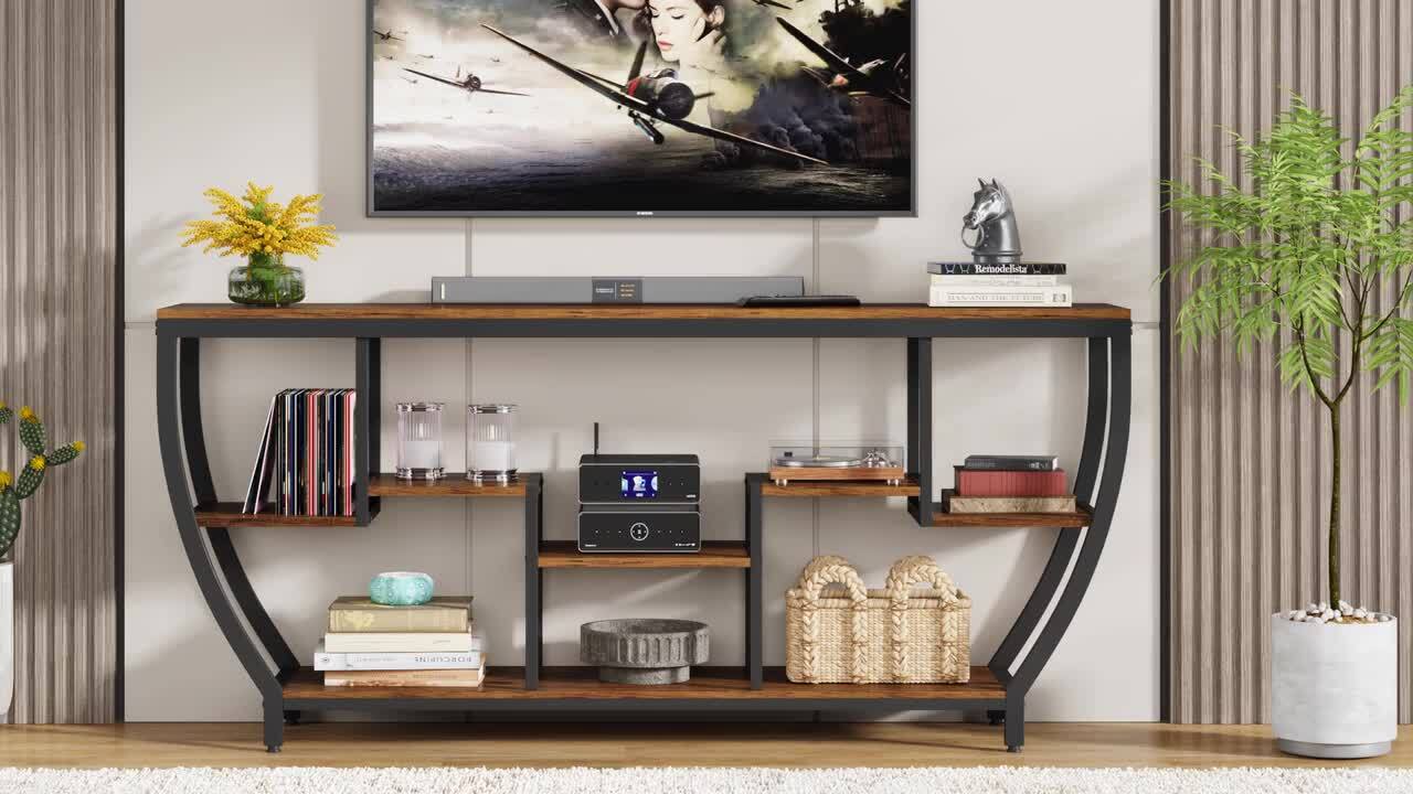 テレビ台 tpgmw' TRIBESIGNS WAY TO ORIGIN Tabor 70.9 in. Rustic Brown Wood TV