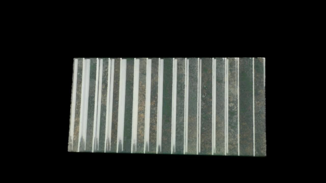 Merola Tile Rubik Verde 5-7/8 in. x 11-3/4 in. Ceramic Wall Tile