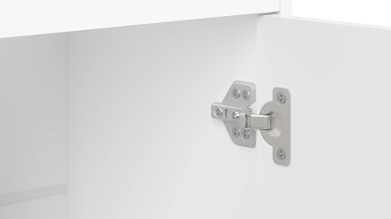 RiverRidge Monroe 23.63-in x 23.75-in x 8.69-in White Soft Close Bathroom Wall Cabinet