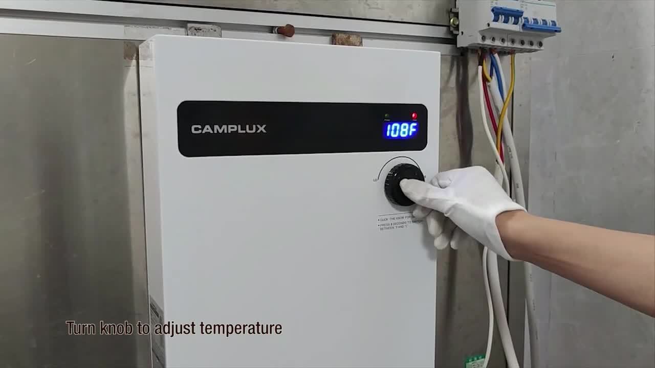 Water Heater POU 3.5 Point Of Use Electric Tankless Water Heater, 3.5KW@120-Volt, 6 X 11 X 3 Inch