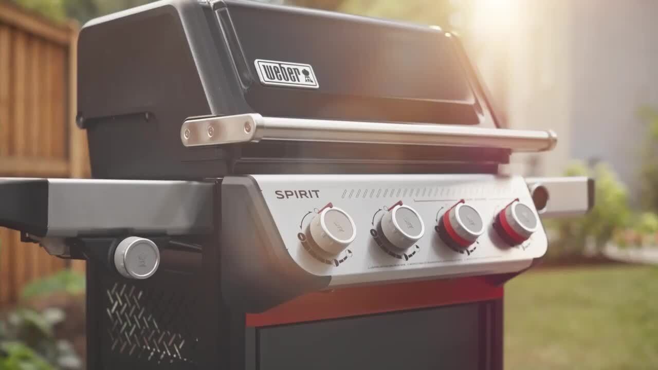 Weber Spirit E-210 2-Burner Liquid Propane Gas Grill in Black with