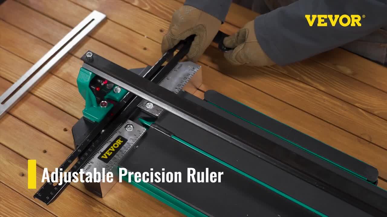 VEVOR - Tile Cutter 24 in. Manual Tile Cutter Tile Cutter Tools w/Single Rail Double Brackets Tile Cutter Porcelain Tools