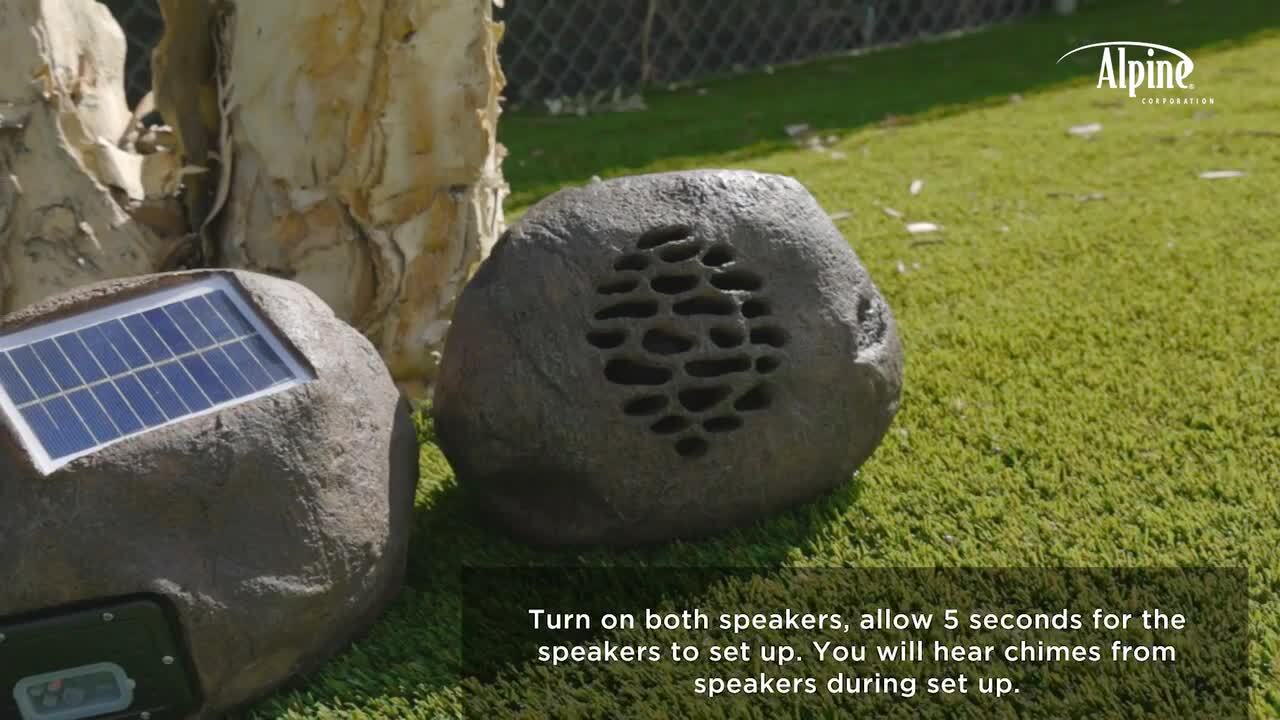 solar garden speakers