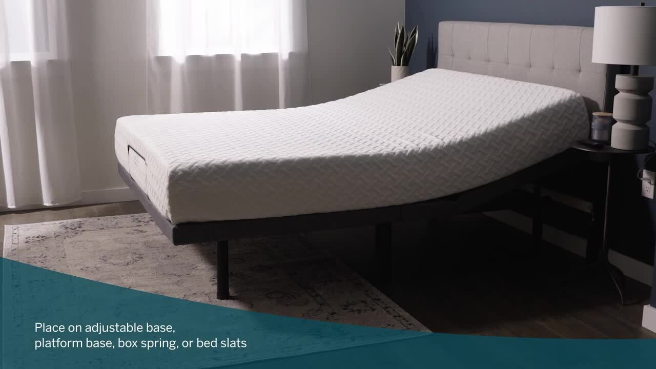 Lucid Comfort Collection - 10 in. Firm Gel Memory Foam Tight Top Twin Mattress