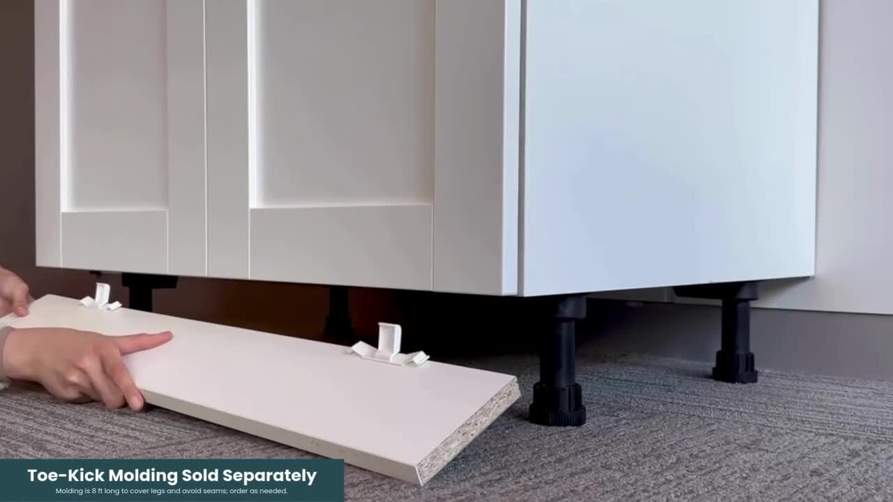 J COLLECTION Timberline 96 in. W x 4.5 in. H Toe Kick in Walnut