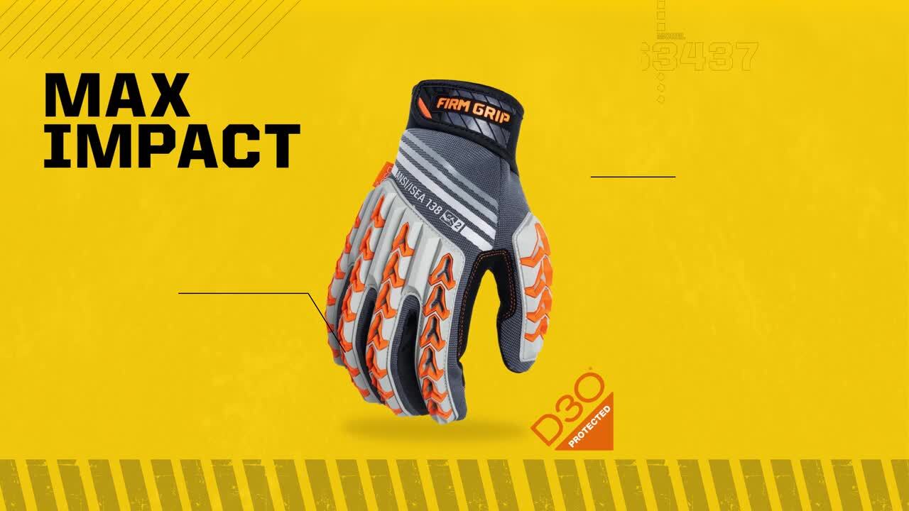 Large Max Impact Work Gloves