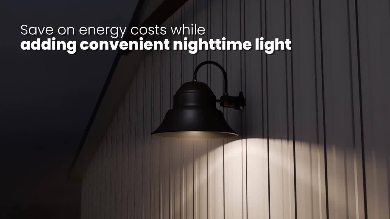 Bronze Outdoor Integrated LED Dusk to Dawn Area Light with Built-In Photocell Sensor Bronze Outdoor Integrated LED Dusk to Dawn Area Light with Built-In Photocell Sensor
