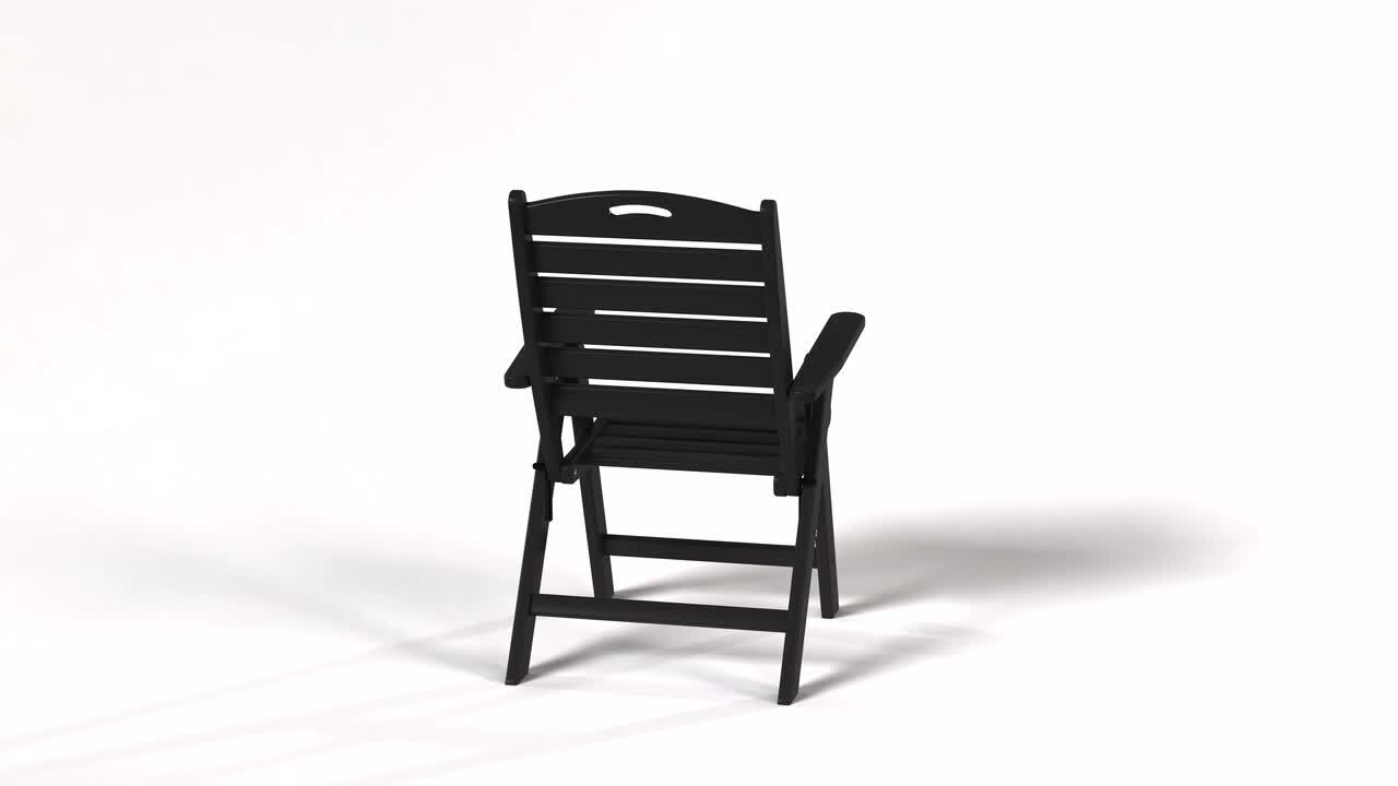 WESTIN OUTDOOR Laguna Outdoor Patio Folding Highback Dining Chair