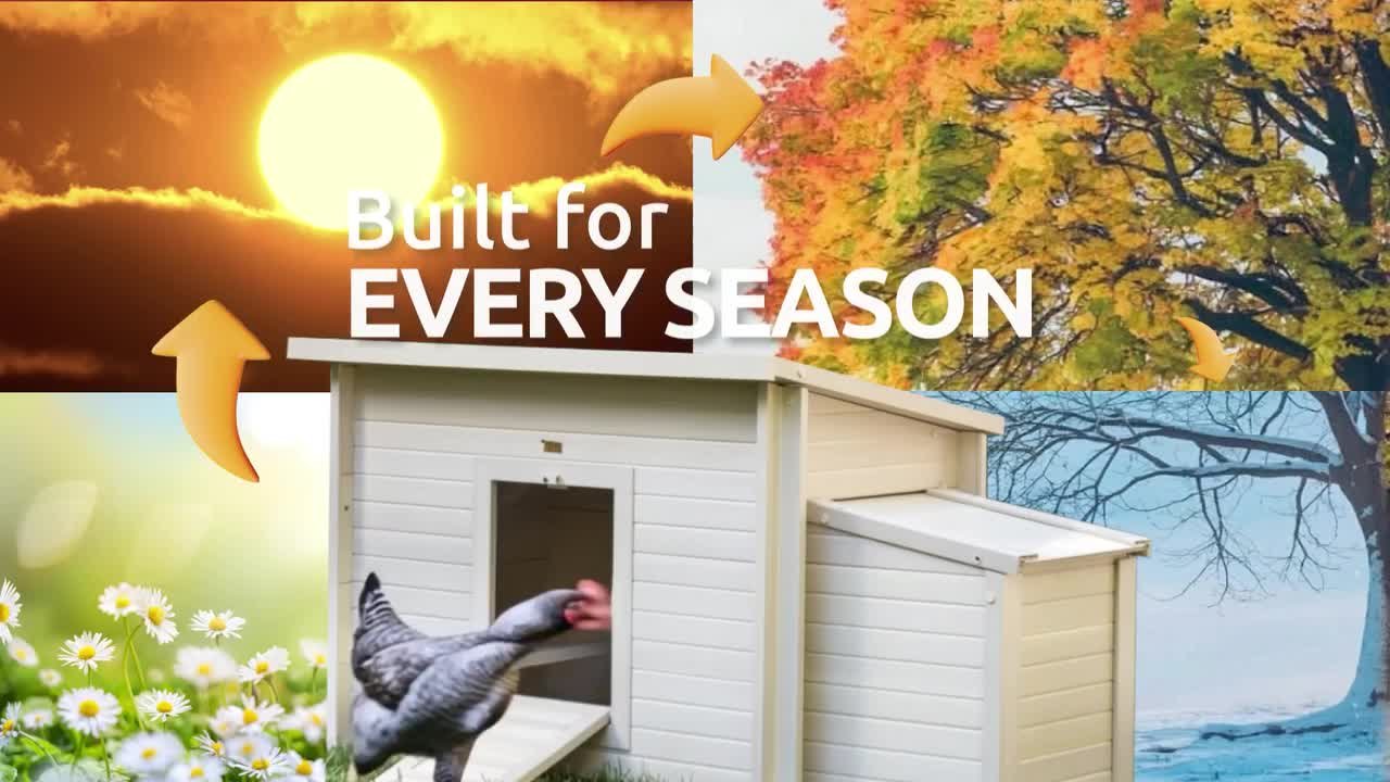 New Age Pet ECOFLEX Fontana Chicken Coop for 2-3 Chickens