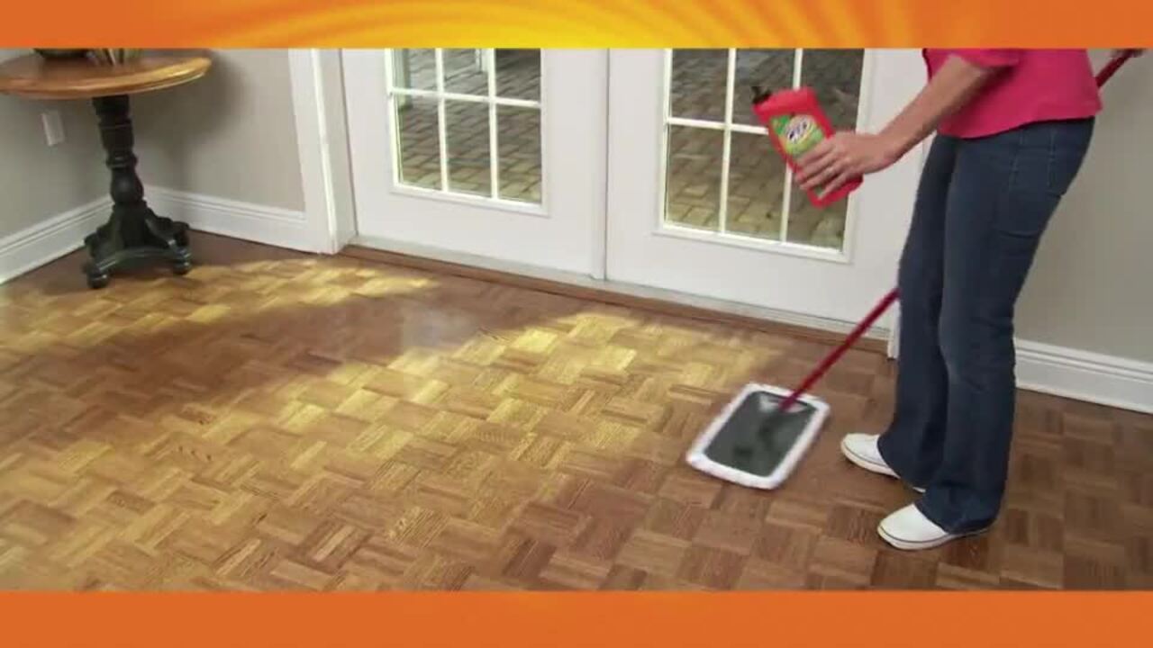 Orange Glo Hardwood Floor Cleaner and Polish System AS SEEN ON TV