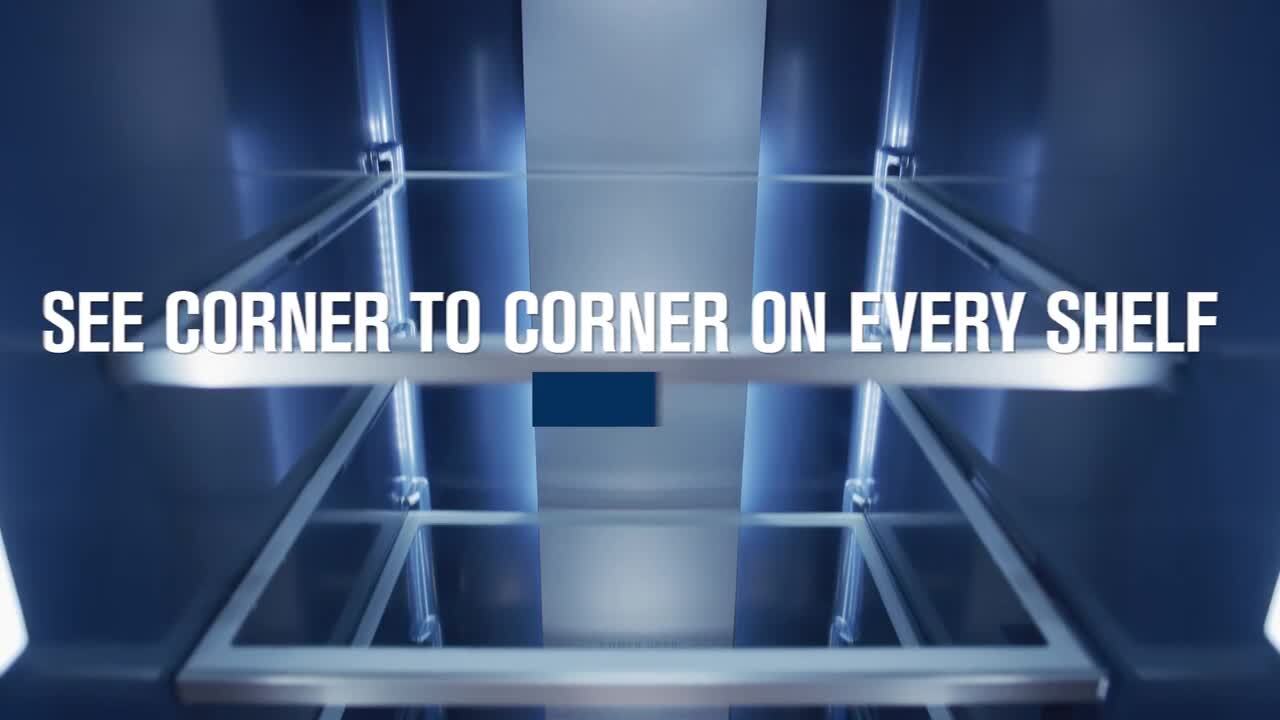 Maytag 20.55 Cu Ft, Counter Depth Side-By-Side Refrigerator, Exterior Ice And Water Dispenser In Fingerprint-Resistant Stainless Finish on Fridge.com