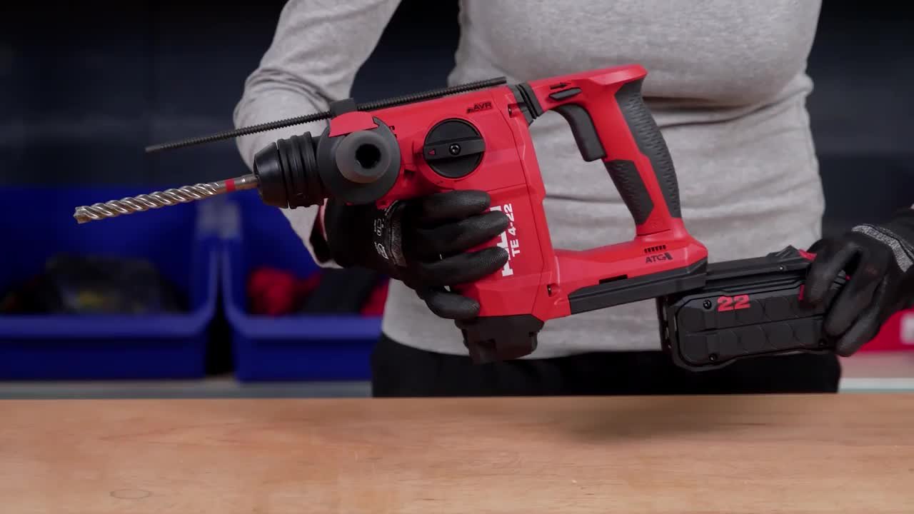 Hilti 22V NURON TE 4 Li-Ion Cordless Brushless Rotary Hammer Drill