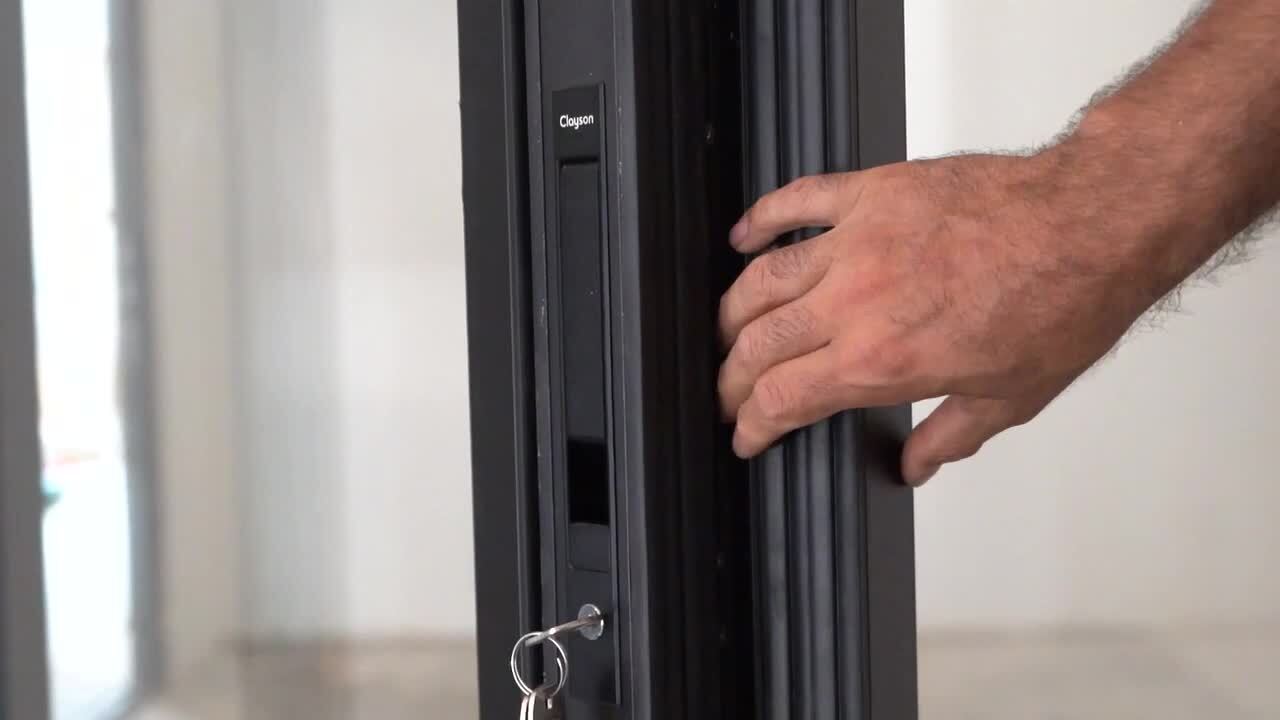 【ジオパシックストレス環境汚染対策】テスラ　オイスター•プレート5G large TEZA DOORS Teza 85 Series 96 in. x 80 in. Matte Black Left to