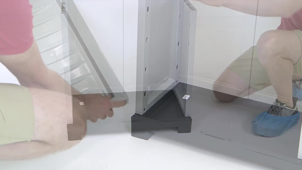 Sunnydaze Heavy-Duty Storage 23.25 in. W x 25.5 in. H x 13.75 in