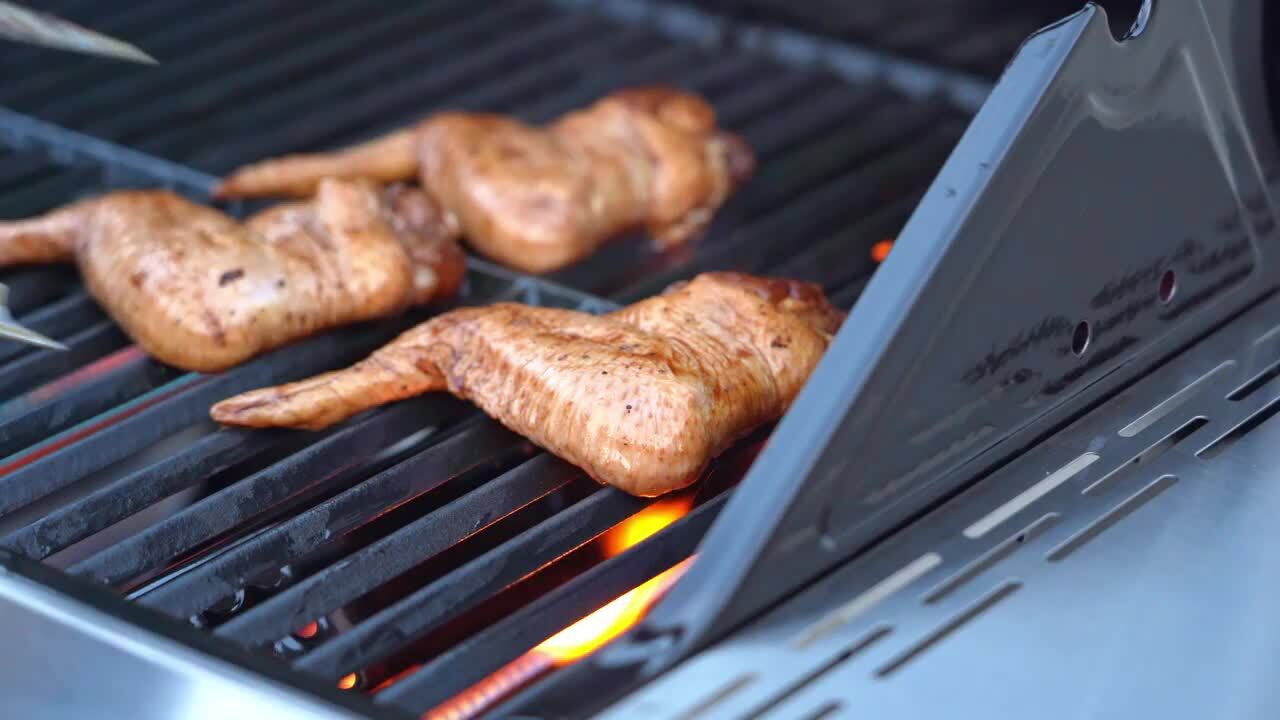 Cassetto Per Barbecue Imex La Volpe - Griglia In Acciaio Inox, Sollevamento Facilitato - Foto 2