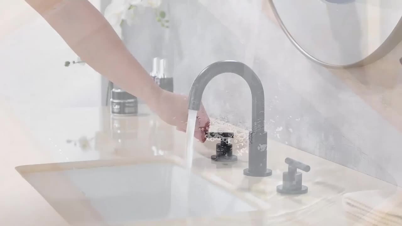 Boyel Living 8 in. Widespread 2-Handle Mid-Arc Bathroom