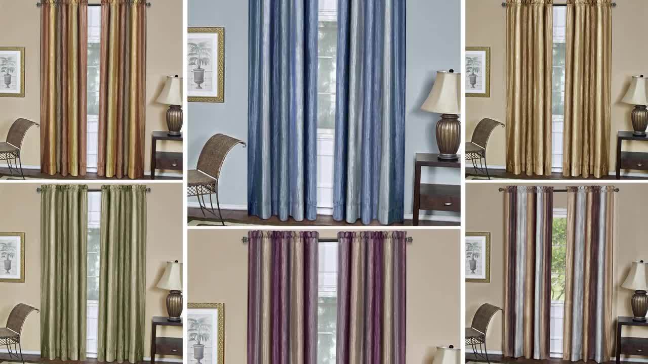 ACHIM Ombre 144 in. L Polyester Window Curtain Scarf in Earth OMSF144ER6 -  The Home Depot