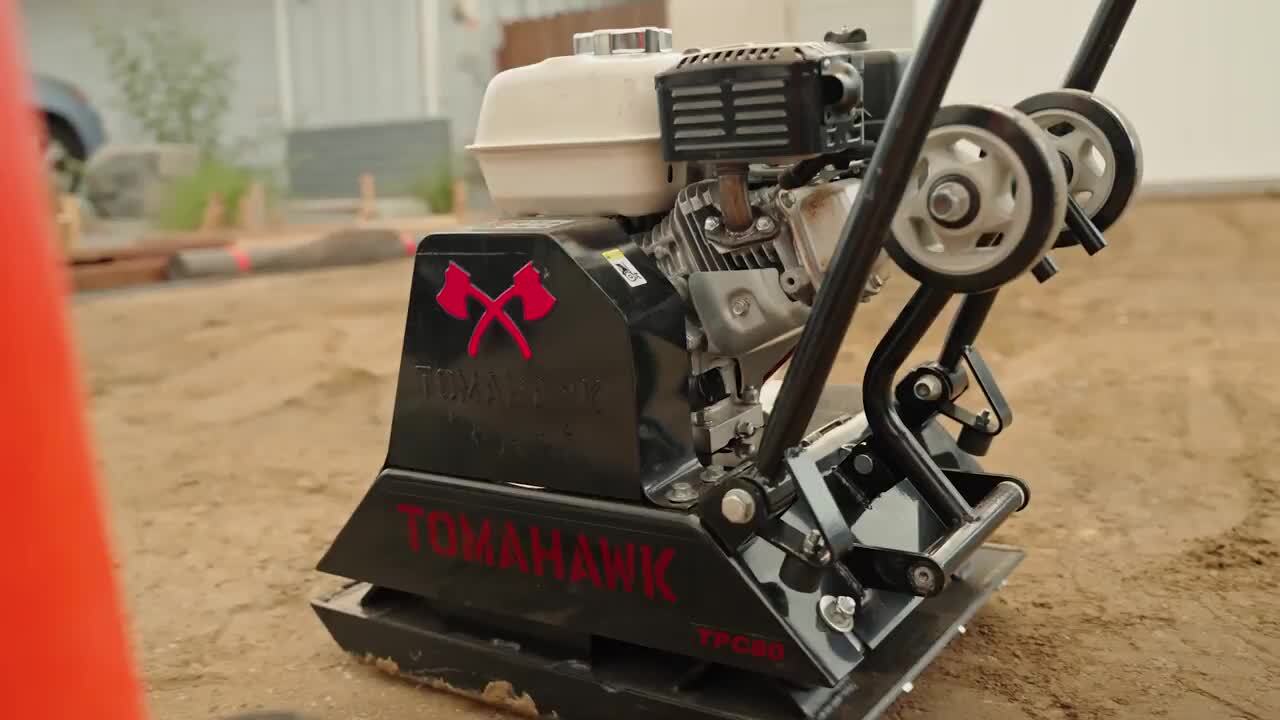 Tomahawk Power 5.5 HP Honda Powered Gas Plate Compactor for