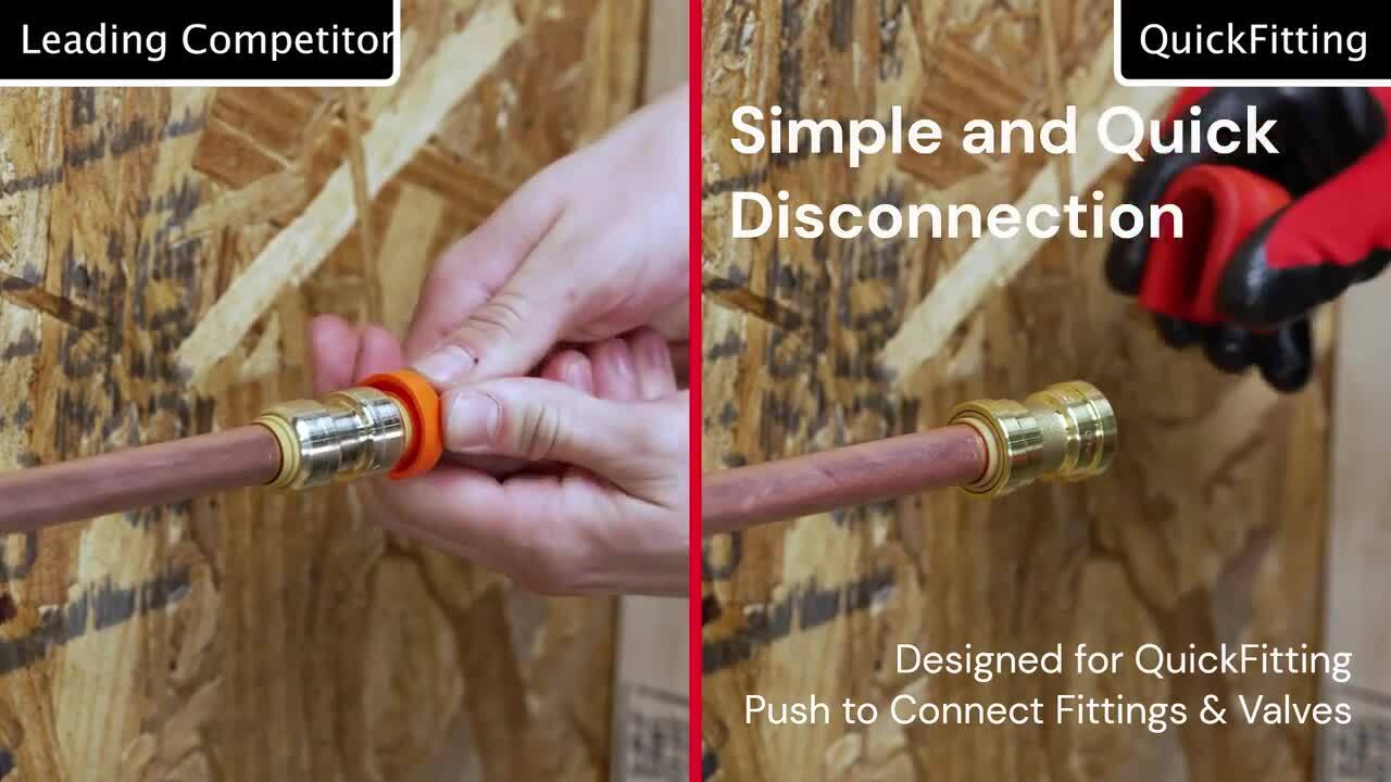 SharkBite 4-Pack 1/2-in Push-to-Connect x 1/2-in Push-to-Connect dia 90-Degree Standard Elbow Push Fitting SharkBite 4-Pack 1/2-in Push-to-Connect x 1/2-in Push-to-Connect dia 90-Degree Standard Elbow Push Fitting