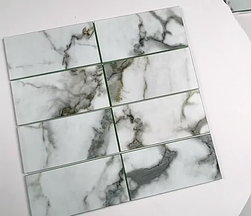 Abolos Forever 112-Pack White 3-in x 6-in Matte Glass Subway Wall Tile