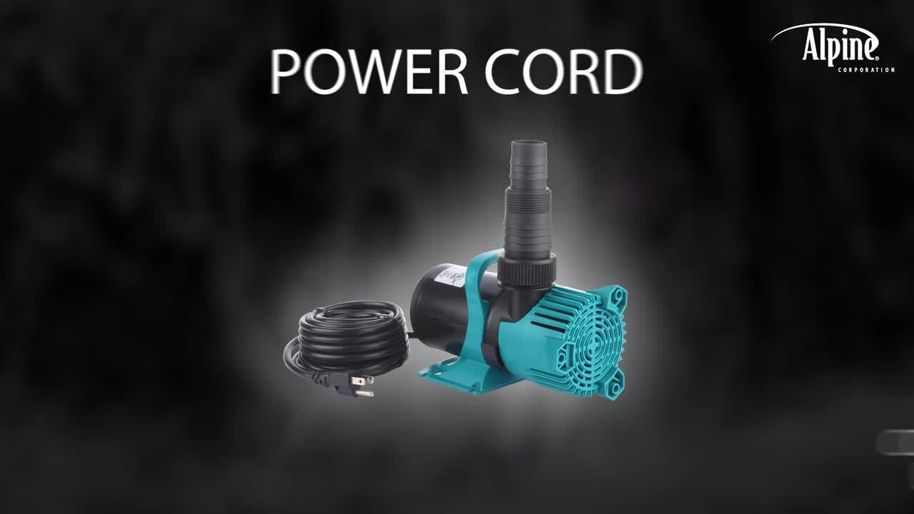 Alpine Corporation 1800 GPH Energy-Saving Vortex Pump for Ponds