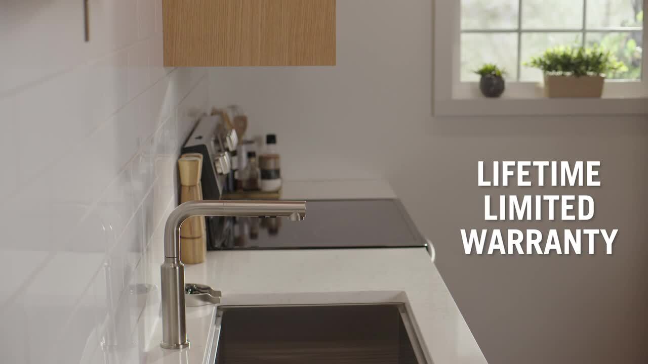 Delta Daneri Single Handle Pull Out Sprayer Kitchen Faucet