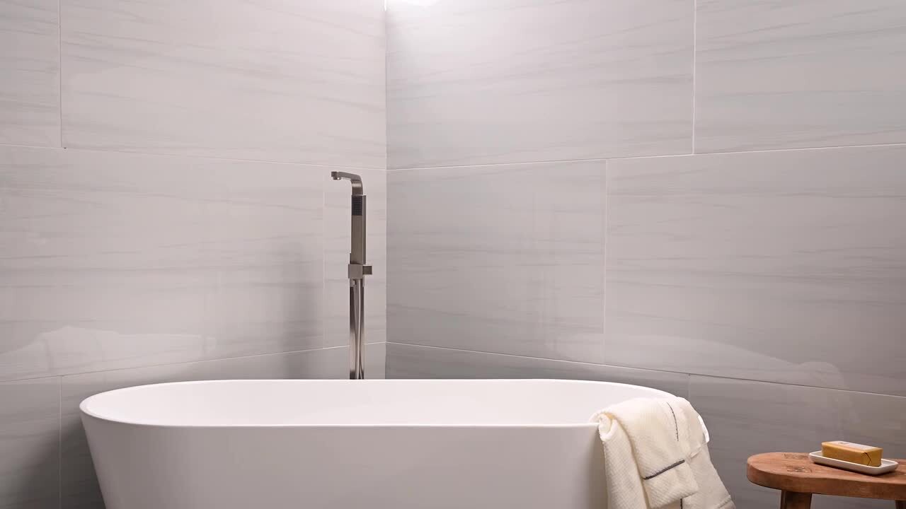 MSI Bianco Dolomite 24 in. x 48 in. Polished Porcelain Stone Look Floor and Wall Tile (16 sq. ft. /Case)