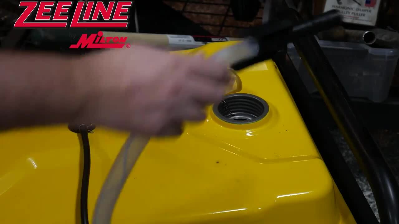 ZEELINE BY MILTON AA Battery Powered Fuel Can Transfer Pump for