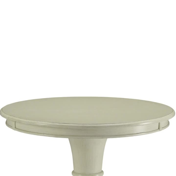 Acme Furniture Alyx Antique White Side Table 82818 - The Home Depot