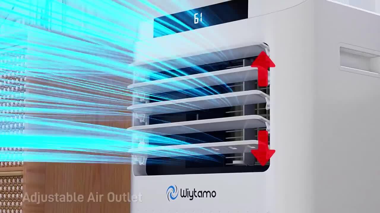 Unbranded - 10,000 BTU Portable Air Conditioners for Room Up to 450 sq. ft. with Dehumidifier, fan, Remote and Wi-Fi