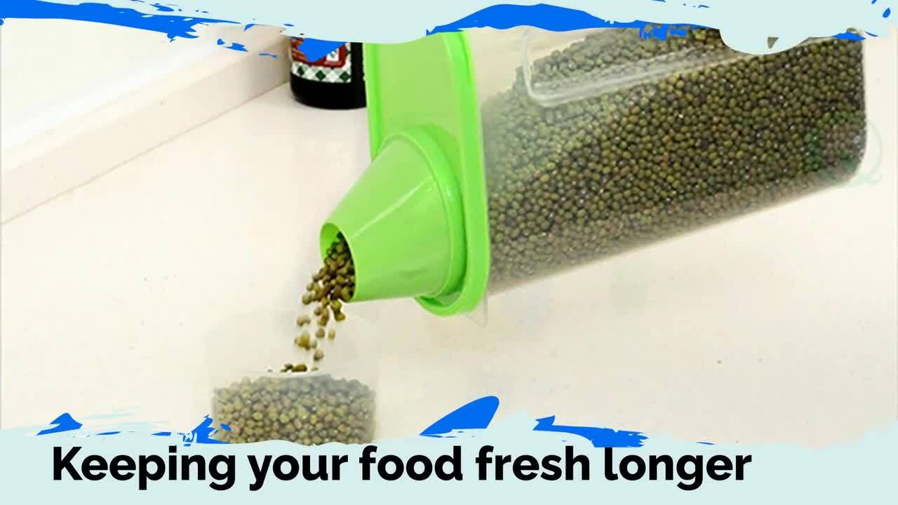 Basicwise large Bpa-free Plastic Food Saver, Kitchen Food Cereal